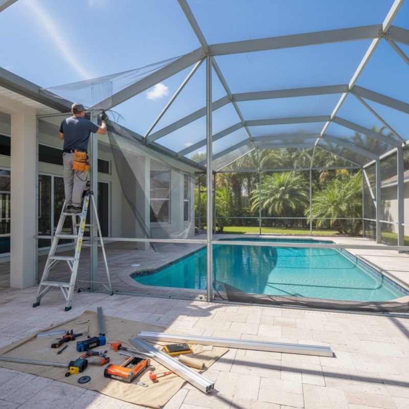 Pool Enclosure Installation