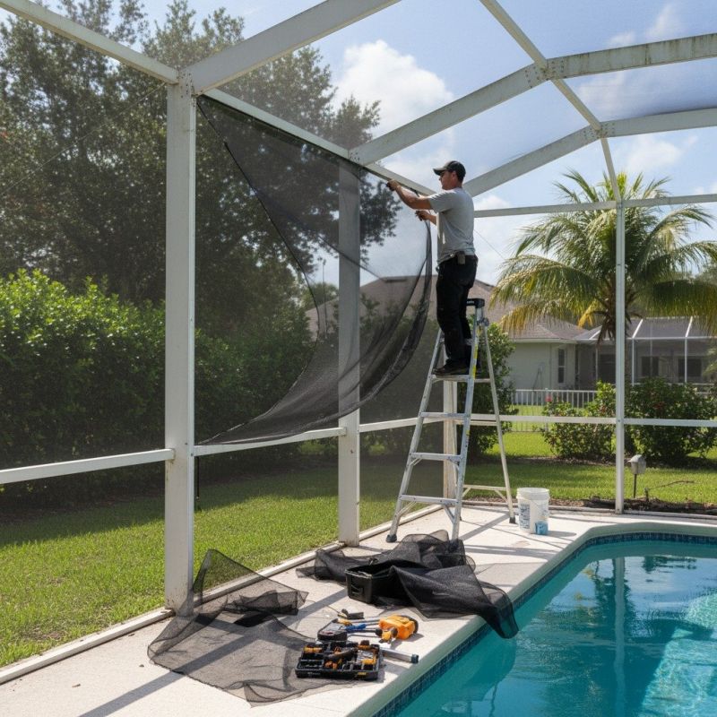 Pool Enclosure Installation