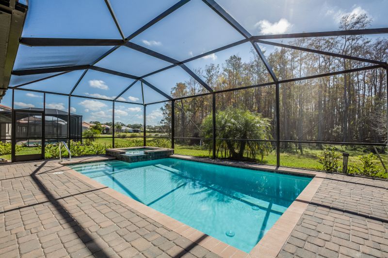 Stylish Pool Enclosure